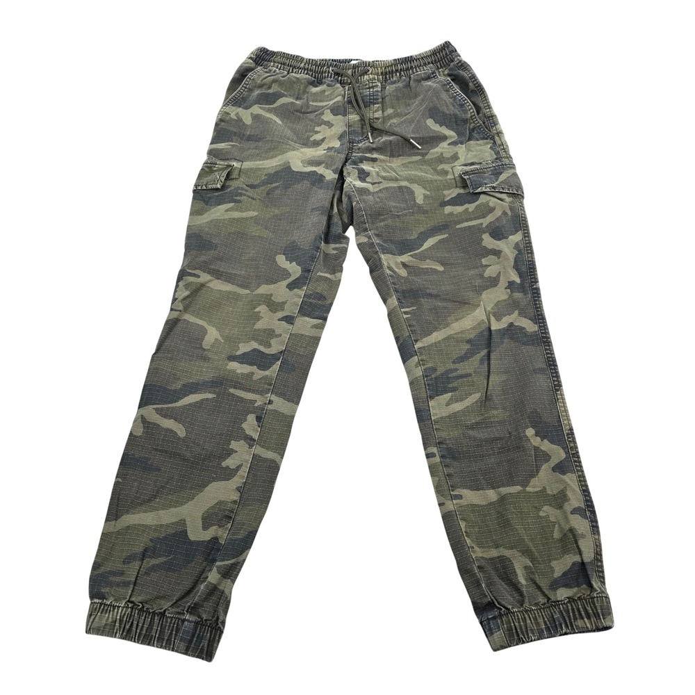 Old Navy Mens‎ Camo Cargo Jogger Pants Drawstring Waist Pockets Size S